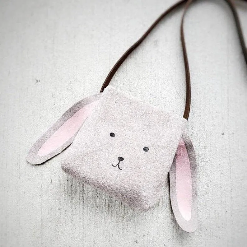 Leather Toddler Purse - Bunny