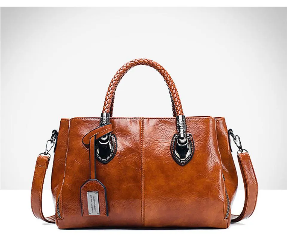 MALIN | VINTAGE TRIPLE CROSSBODY LEATHER BAG